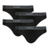Slip Athena BASIC COTON Pack de 4 Nero Slip Uomo