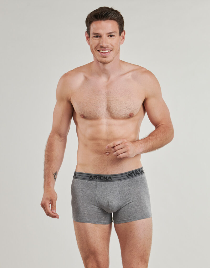 Boxer Athena BASIC COTON Pack de 4 Nero Boxer Uomo - 2
