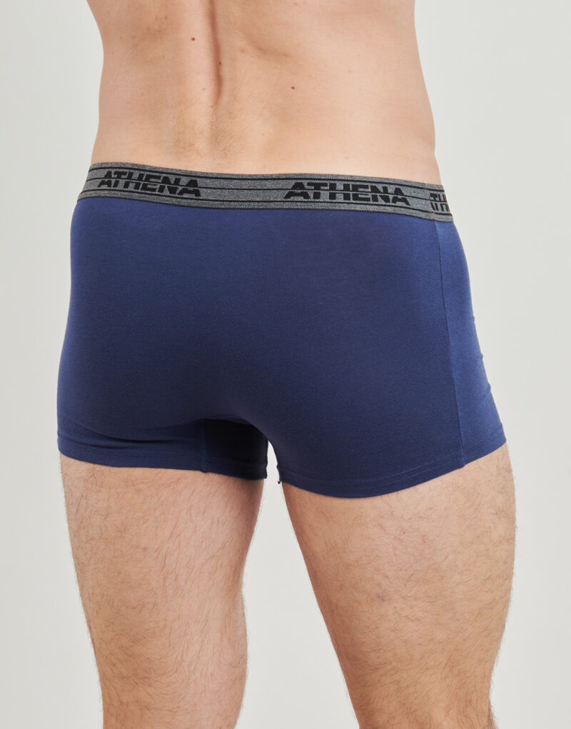 Boxer Athena BASIC COTON Pack de 4 Blu Boxer Uomo - 4