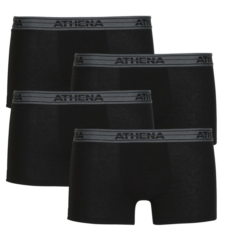 Boxer Athena BASIC COTON Pack de 4 Nero Boxer Uomo - 1