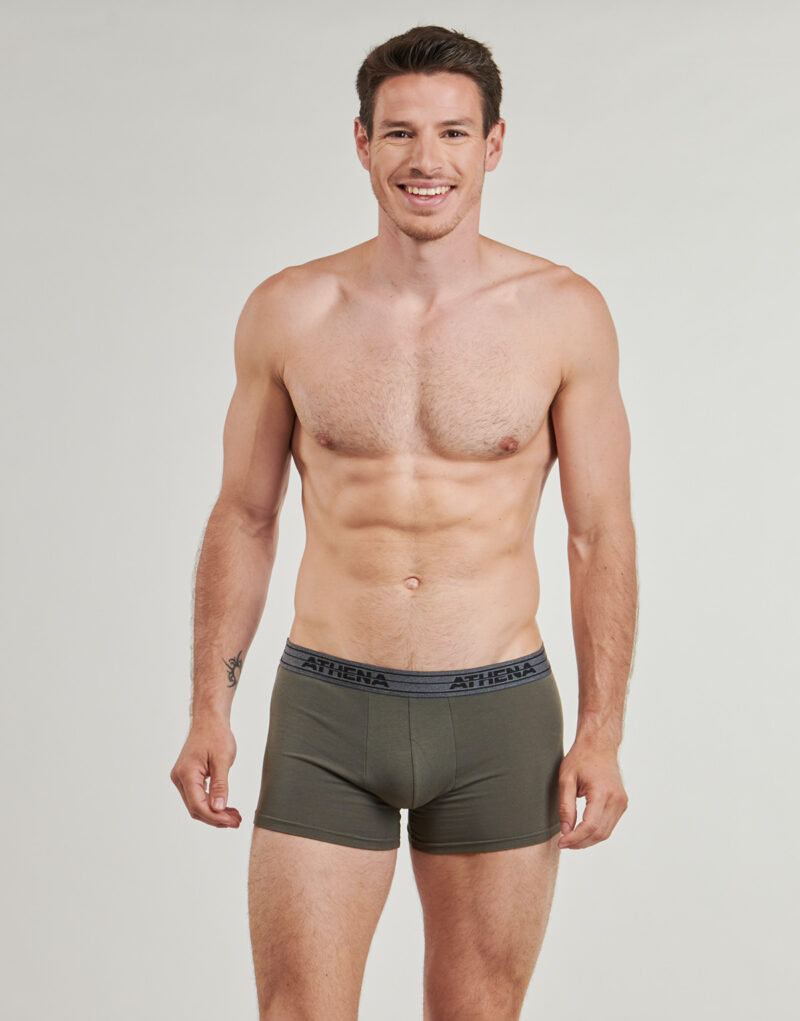 Boxer Athena BASIC COTON Pack de 4 Nero Boxer Uomo - 2