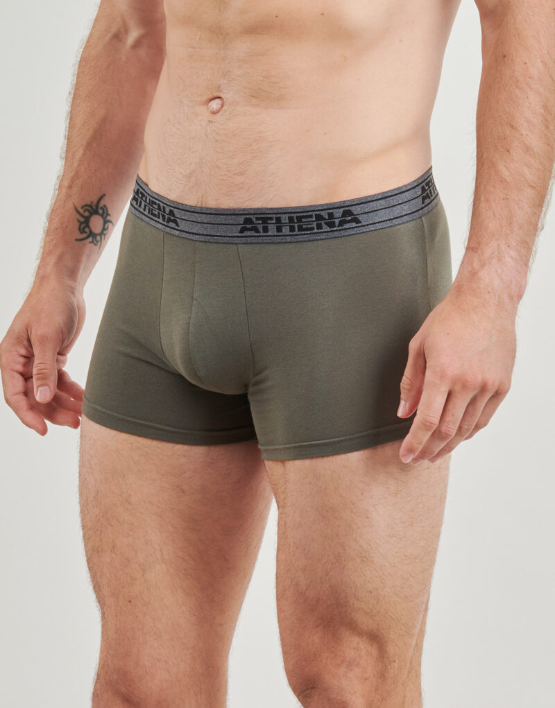 Boxer Athena BASIC COTON Pack de 4 Nero Boxer Uomo - 3