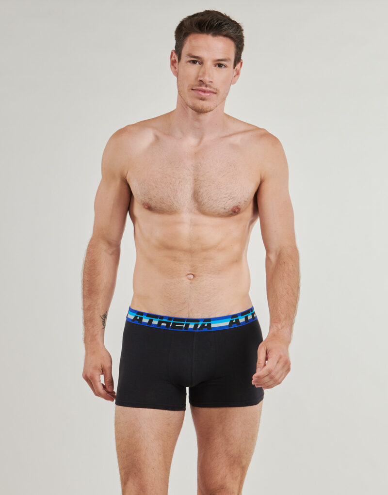 Boxer Athena COTON 720 STRETCH Pack de 3 Nero Boxer Uomo - 2