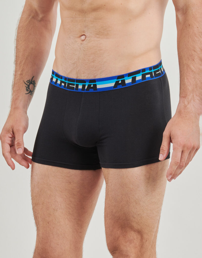 Boxer Athena COTON 720 STRETCH Pack de 3 Nero Boxer Uomo - 3