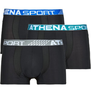 Boxer  Athena  FRESH Pack de 3  Nero -  Boxer Uomo