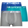 Boxer  Athena  FRESH  Pack de 3  Blu -  Boxer Uomo