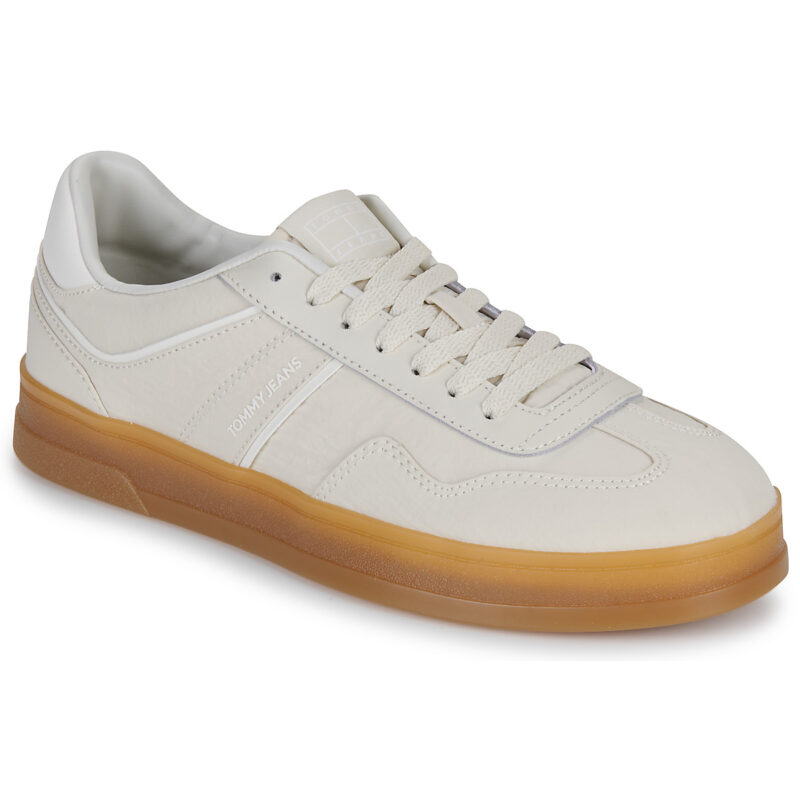 Baskets basses Tommy Jeans THE GREENWICH TEXTILE Beige pour femme - 1