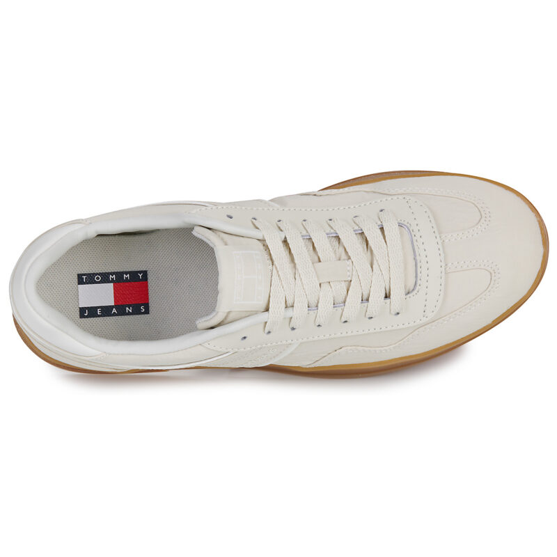 Baskets basses Tommy Jeans THE GREENWICH TEXTILE Beige pour femme - 6
