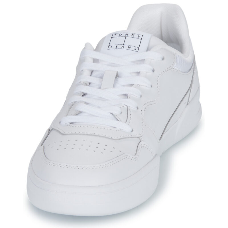 Tommy Jeans (NEW)TJM CUPSOLE LEATHER ESS Baskets Homme Blanc - 3