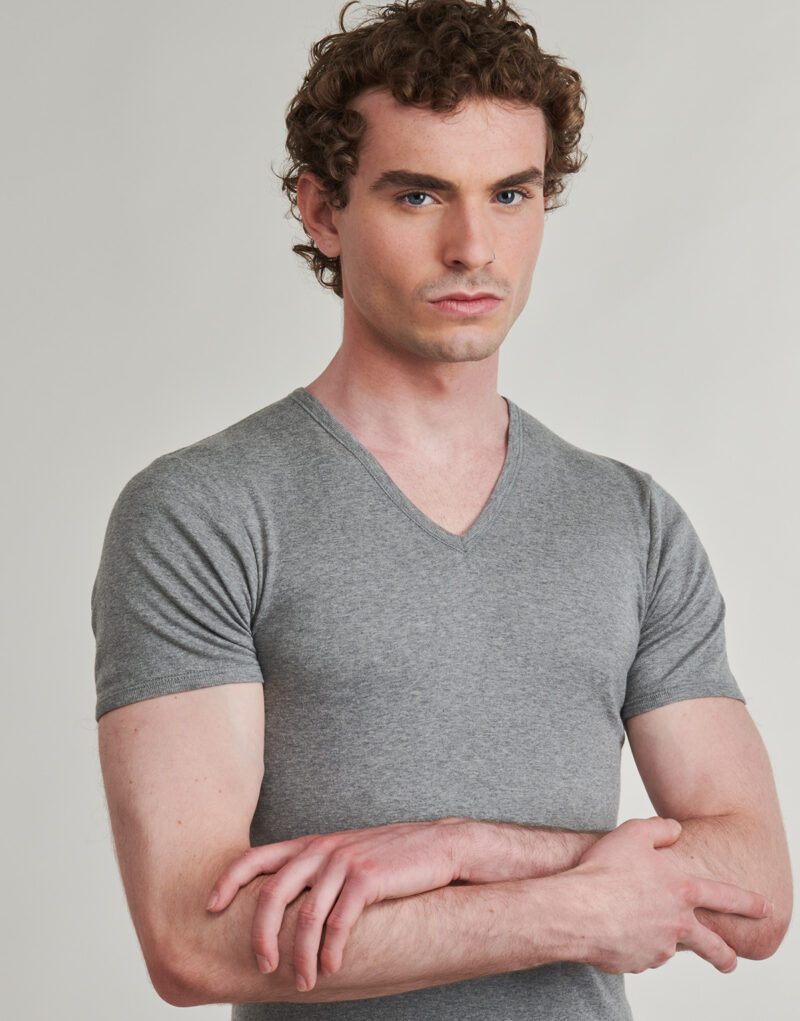 Eminence HERITAGE PURE COTTON Grey T-shirt Short sleeve T-shirt Men - 5