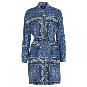 Abito corto    ABITO CAMICIA DEN.BLUE PRINTS WASH  Blu