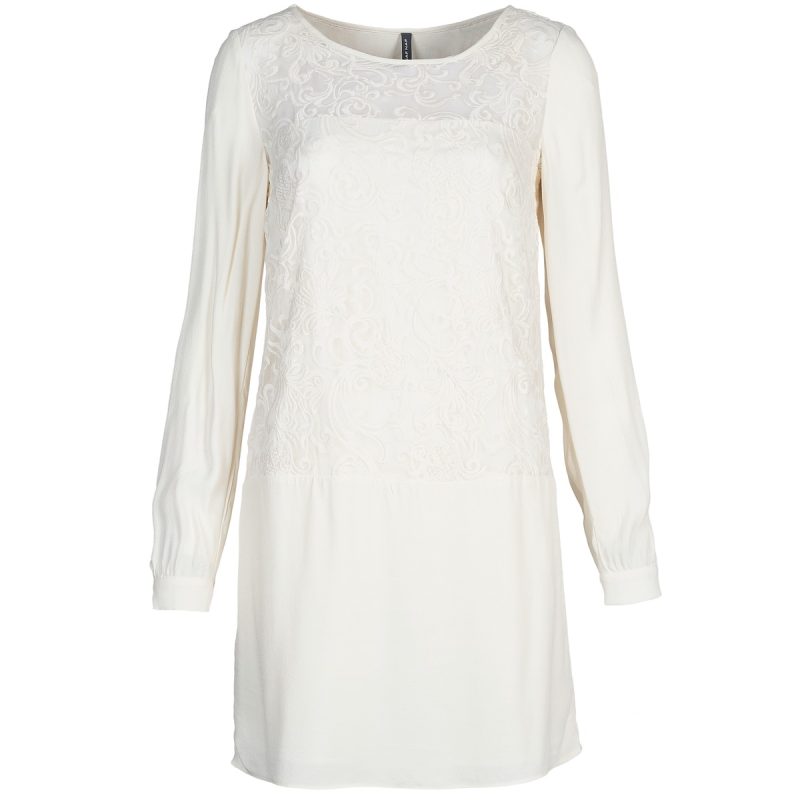 Abito corto  Naf Naf  LYNO  Bianco -  Abiti cortiDonna - 1