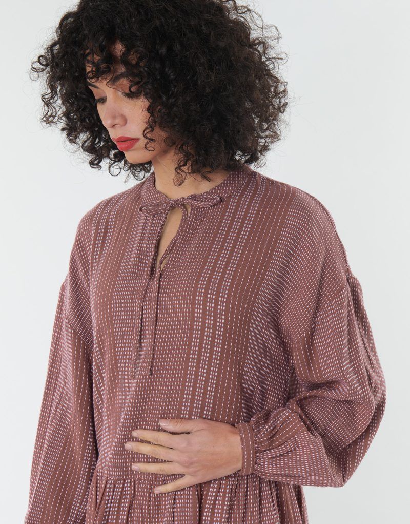 Abito corto Only ONLNEW Bordeaux Abiti corti Donna - 5