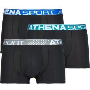 Boxer uomo Athena FRESH Pack de 3 in color nero, confezione pratica e comoda per un comfort quotidiano. Realizzati con materiali traspiranti e morbidi, ideali per mantenere la pelle fresca e asciutta. Perfetti per l'uso quotidiano, offrono un'ottima vestibilità e stile. Acquista ora il pack di boxer uomo Athena FRESH per un guardaroba versatile e di qualità.