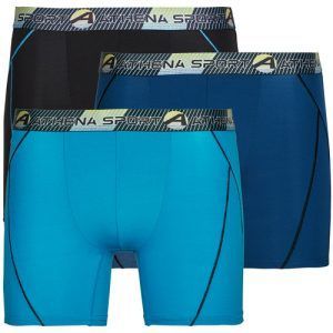 Boxer uomo Athena TRANING DRY LONG Pack de 3 in blu, realizzati con materiali traspiranti e confortevoli, ideali per attività sportive e uso quotidiano. Perfetti per garantire libertà di movimento e freschezza durante l'allenamento. Acquista ora il tuo pack di boxer blu Athena per uno stile sportivo e un comfort ineguagliabile.