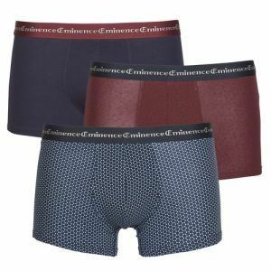 Boxer uomo Eminence BUSINESS BOXER Pack de 3 Marine, confezione di boxer eleganti e confortevoli, perfetti per l'uso quotidiano. Realizzati con materiali di alta qualità, offrono un'ottima vestibilità e supporto. Acquista ora questo set di boxer da uomo per un look classico e contemporaneo, ideale per ogni occasione.