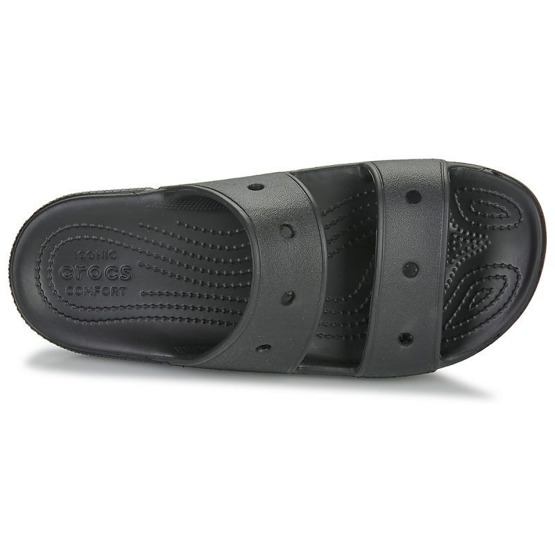 Crocs CLASSIC CROCS SANDAL Nero - Ciabatta Donna - 6