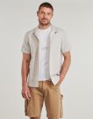 Camicia a maniche corte Tommy Jeans TJM TEXTURED REG CAMP SHIRT EXT Marrone Camicie a maniche corte Uomo - 2