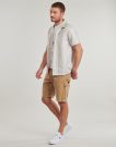Camicia a maniche corte Tommy Jeans TJM TEXTURED REG CAMP SHIRT EXT Marrone Camicie a maniche corte Uomo - 3