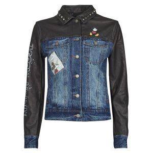 Giacca in jeans    CHAQ_MICKEY WORLD  Nero