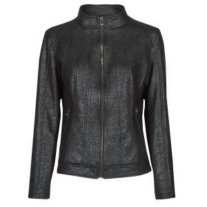 Giacca in pelle    COMARUGA  Nero