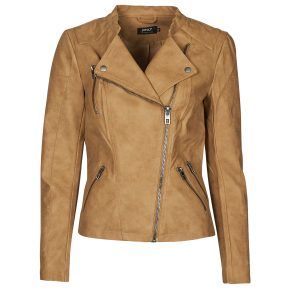 Giacca in pelle    ONLAVA  Marrone