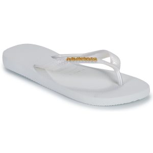 Infradito Havaianas TOP LOGO METALLIC Bianco per donna, eleganti e comode, ideali per l'estate. Perfette per la spiaggia o per un look casual, queste infradito offrono stile e comfort con il loro design raffinato e dettagli metallici. Acquista ora le Havaianas TOP LOGO METALLIC Bianco e aggiungi un tocco di classe al tuo guardaroba estivo.