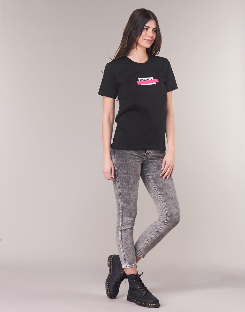 Jeans Slim  Diesel  BABHILA  Grigio -   Jeans SlimDonna - 3