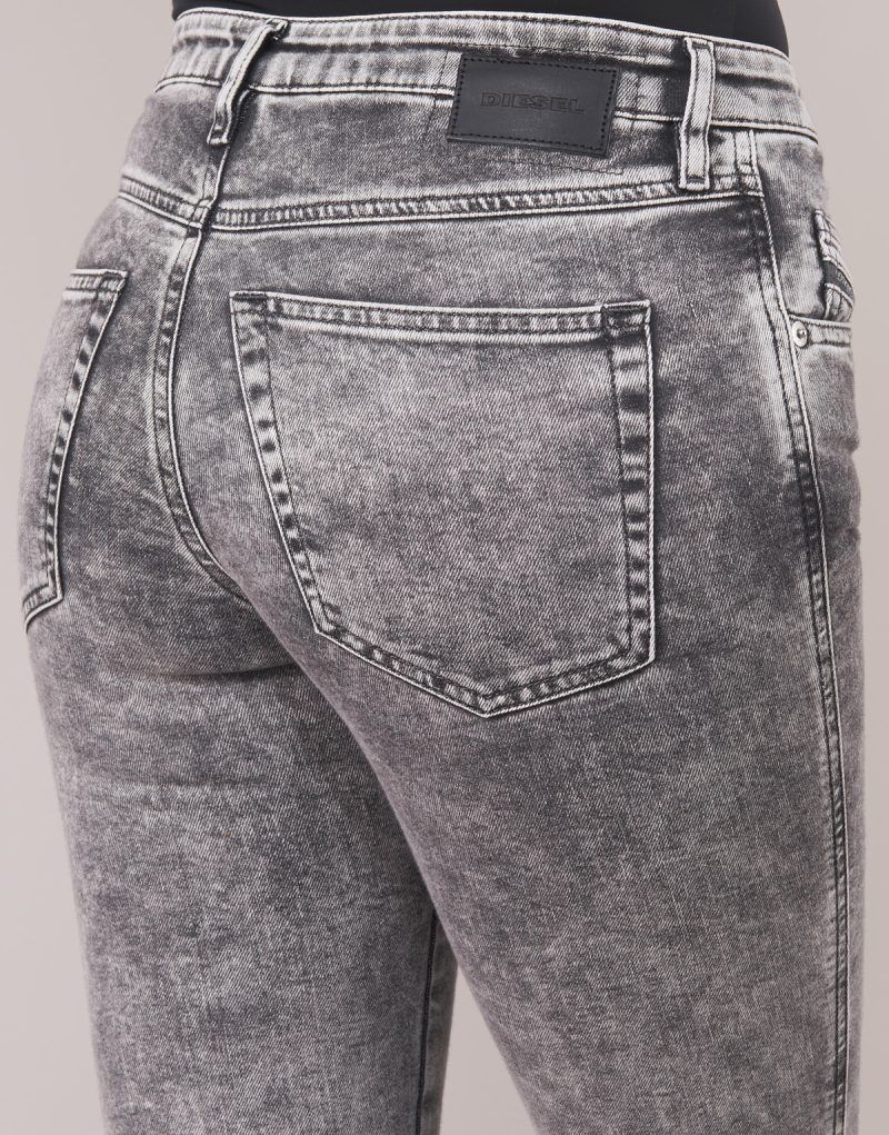 Jeans Slim  Diesel  BABHILA  Grigio -   Jeans SlimDonna - 6