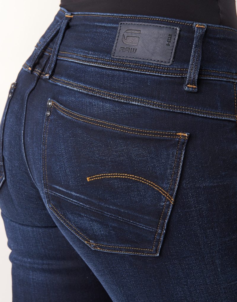 G-Star Raw      LYNN MID SKINNY  Blu  Jeans skynny Donna - immagine 6