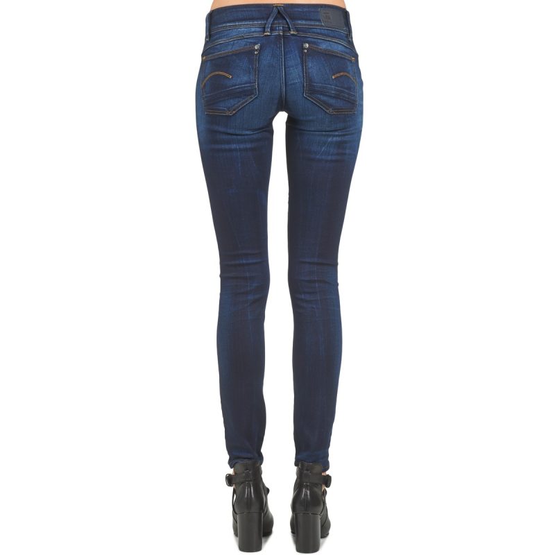 G-Star Raw      LYNN MID SKINNY  Blu  Jeans skynny Donna - immagine 7