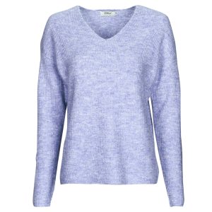 Maglione    ONLCAMILLA V-NECK L/S PULLOVER KNT NOOS  Blu