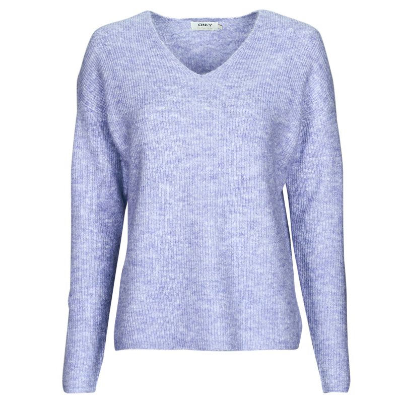 Maglione    ONLCAMILLA V-NECK L/S PULLOVER KNT NOOS  Blu