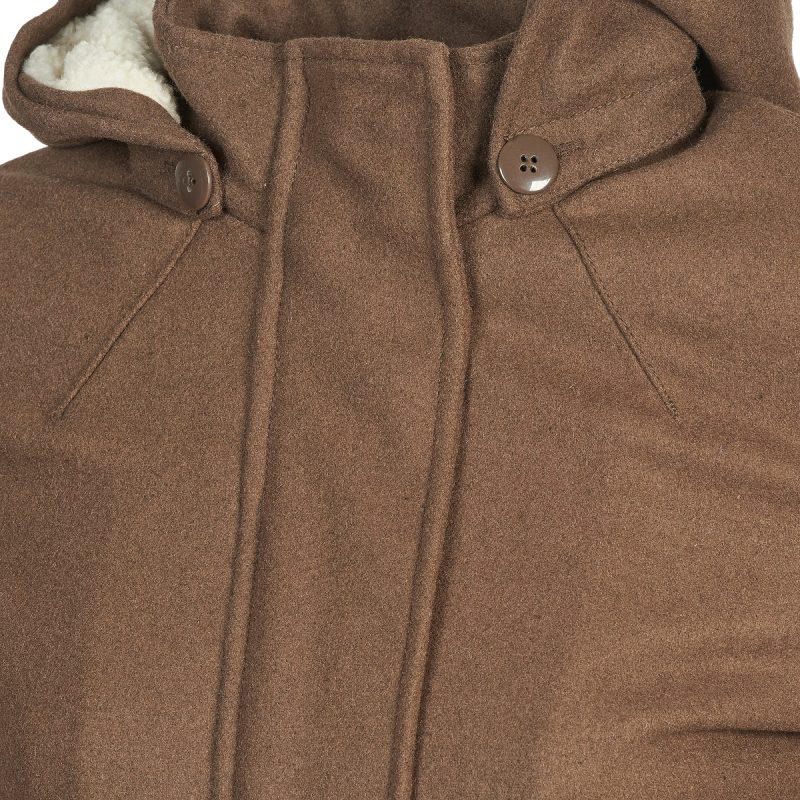 Naf Naf Donna Cappotto ABHEIGE Marrone - 7