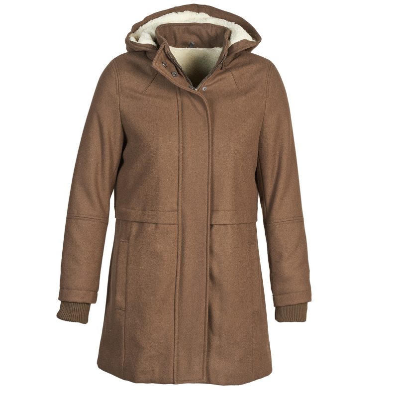 Naf Naf Donna Cappotto ABHEIGE Marrone - 1