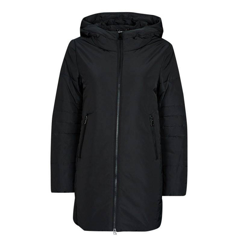 Mantella    W MYRIA LONG COAT  Nero
