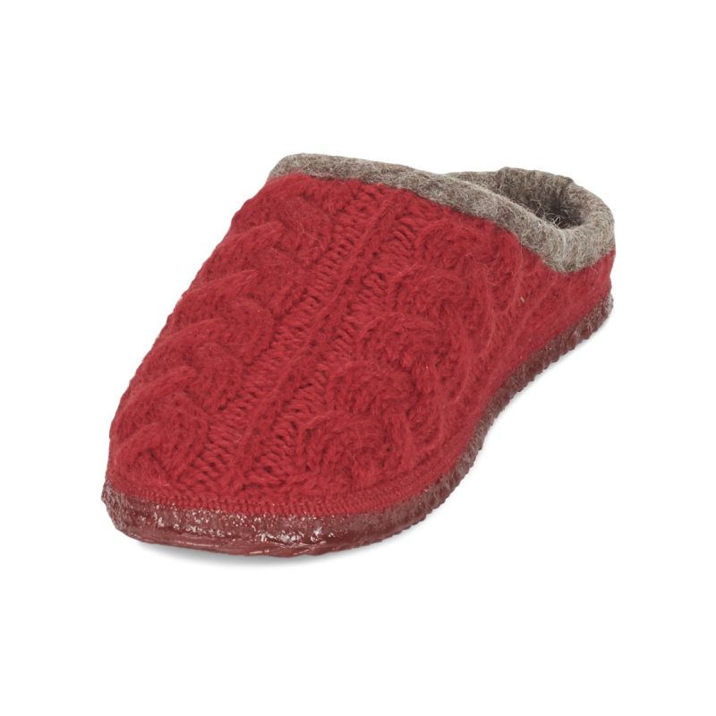 Giesswein Donna Pantofole NEUDAU Rosso - 3