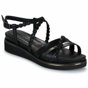 Sandali Donna Tamaris 28207-001 Nero, eleganti e versatili, perfetti per ogni occasione. Design moderno e comfort ottimale, ideali per l'estate. Disponibili in nero, questi sandali sono un must-have per il tuo guardaroba. Rendi unico il tuo look con i sandali Tamaris, perfetti da abbinare a vestiti casual o outfit più chic. Acquista ora per un'estate di stile!