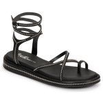 Sandali    7430-100-NERO-NIKEL  Nero