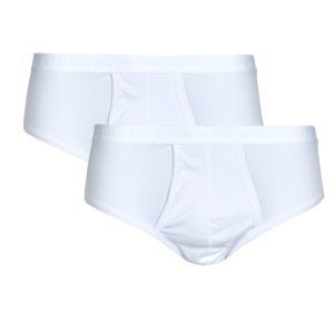 Slip Uomo Athena BASIC COTON BIO Pack de 2 in Bianco, realizzati in cotone biologico di alta qualità, ideali per il comfort quotidiano e la sostenibilità. Acquista ora il set di slip per uomo, perfetto per un look fresco e naturale.