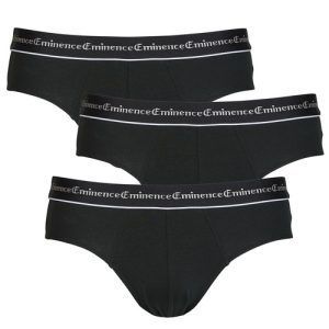 Slip uomo Eminence BUSINESS Pack de 3 in colorazione nera, design elegante e versatile, ideale per abbigliamento formale o casual. Realizzati con materiali di alta qualità per garantire comfort e durata, questi slip sono perfetti per un look sofisticato. Acquista ora il tuo set di slip Eminence BUSINESS per un'ottima vestibilità e stile impeccabile.