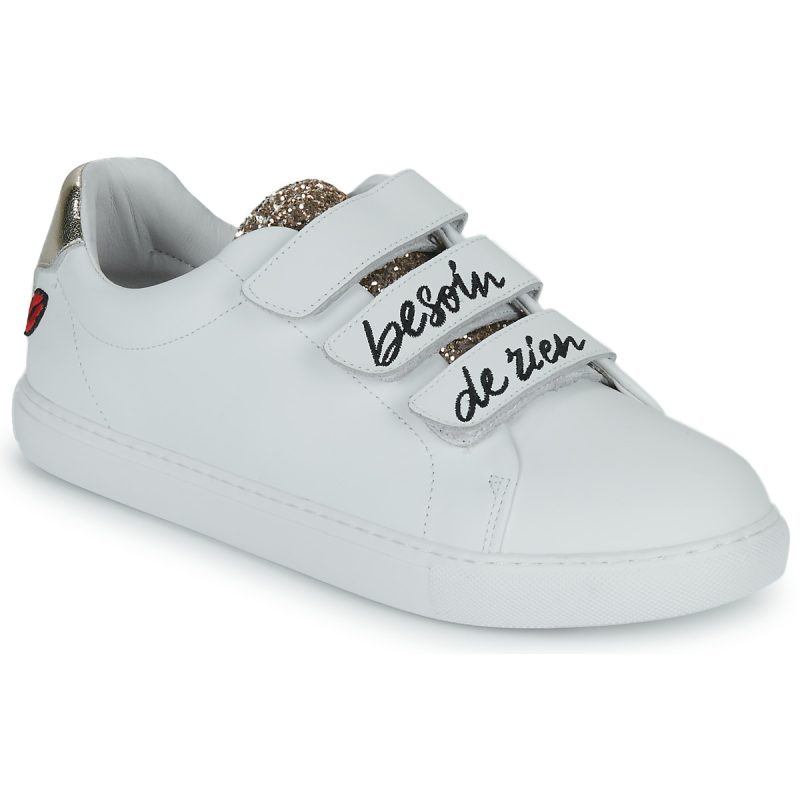 Sneakers basse    EDITH BESOIN DE RIEN ENVIE DE TOI  Bianco
