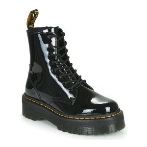Stivaletti    JADON BLACK PATENT LAMPER  Nero