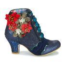 Irregular Choice Donna Stivaletti Winter Blooms Marine - 2