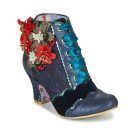 Irregular Choice Donna Stivaletti Winter Blooms Marine - 1