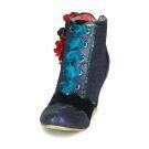 Irregular Choice Donna Stivaletti Winter Blooms Marine - 3