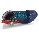 Irregular Choice Donna Stivaletti Winter Blooms Marine - 6