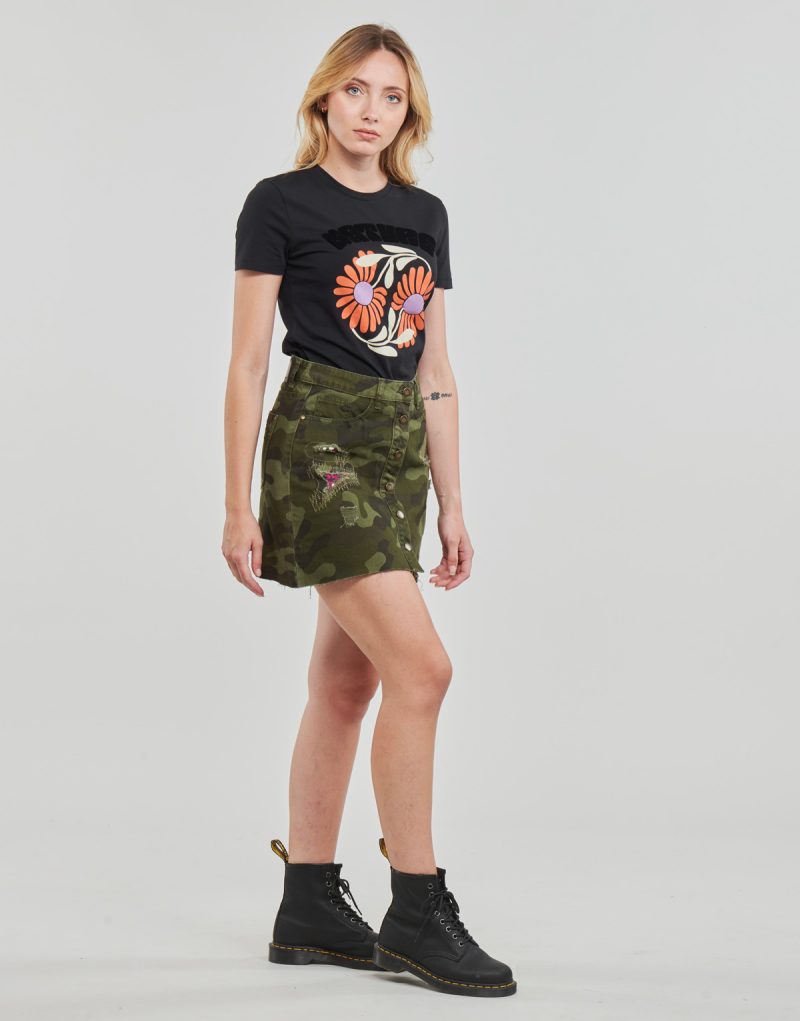 T-shirt  Desigual  ELDA  Nero -  T-shirt maniche corteDonna - 3