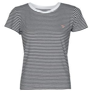 T-shirt    ES SS GUESS LOGO BABY TEE  Nero