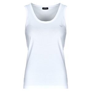 Top TANK Donna Emporio Armani in cotone leggero, ideale per l'estate. Design elegante e raffinato, perfetto per abbinamenti casual e chic. Acquista ora per aggiungere un tocco di stile al tuo guardaroba!